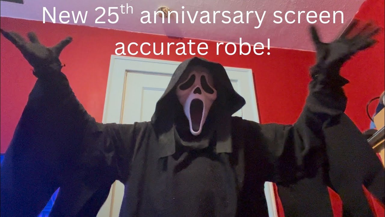 My new 25th anniversary robe!! #ghostface#scream#viral#trending#cosplay#cat#￼ premier#vid#plssub#67