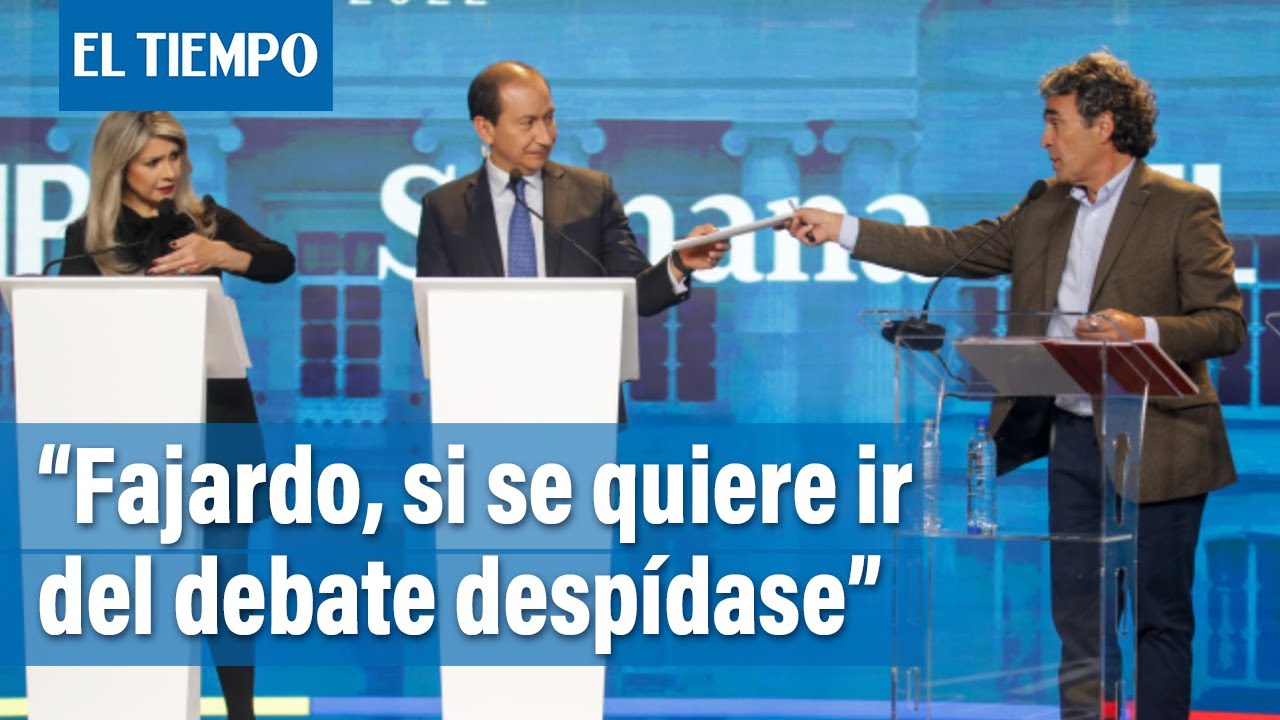 Vicky Dávila, al final del debate: 