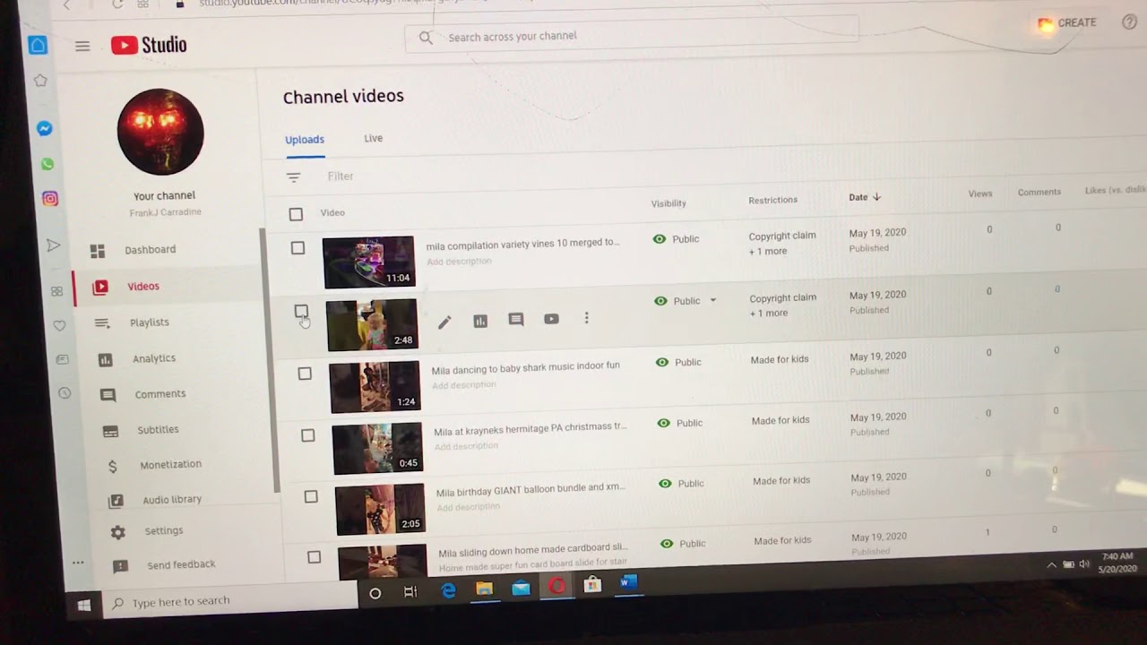 SHORT FREE EASY How to Merge or link 2 or more youtube videos together into 1 bigger video 5-2020