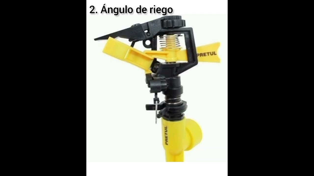Aspersor de riego para jard&iacute;n - Giro 360&deg; (funcionamiento)