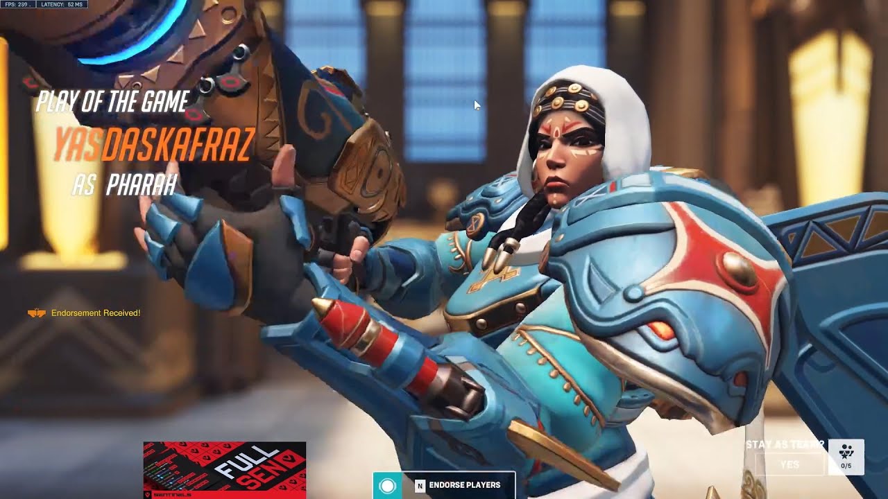 POTG! PHARAH IS CRAZY! SUREFOUR PHARAH GAMEPLAY OVERWATCH 2 SEASON 1