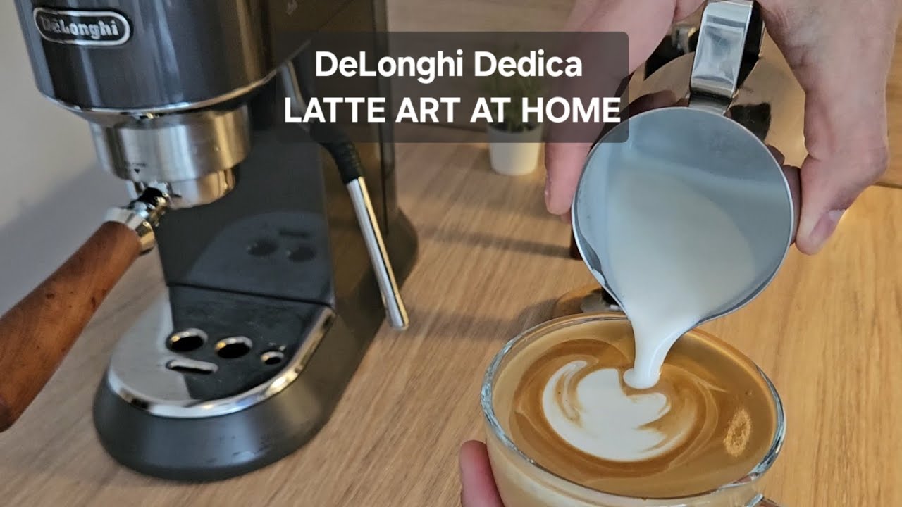 DeLonghi Dedica EC885 Latte Art Cappuccino at Home | Bottomless Portafilter