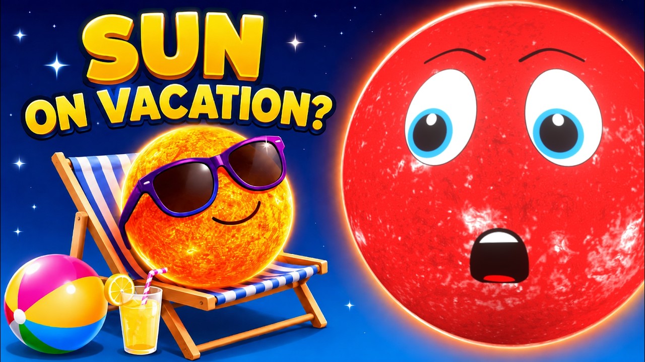 What Happens When the SUN Goes on VACATION?! 🌞🕶️ | Planets for Kids | Toy Time Town