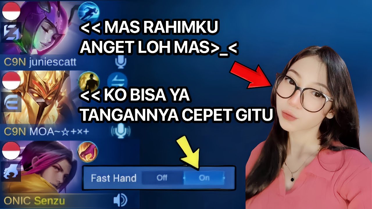 AKU IKUT BERMAIN DI RANDOM LOBBY(PART 36)3 PUBLIK CEWE ON MIC HERAN MAIN LING BISA SE FASTHAND GITU!