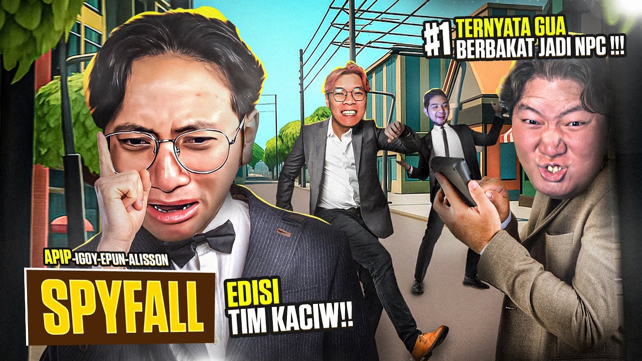 TERNYATA GUA BERBAKAT JADI NPC !!!  - SpyFall Indonesia Part 1