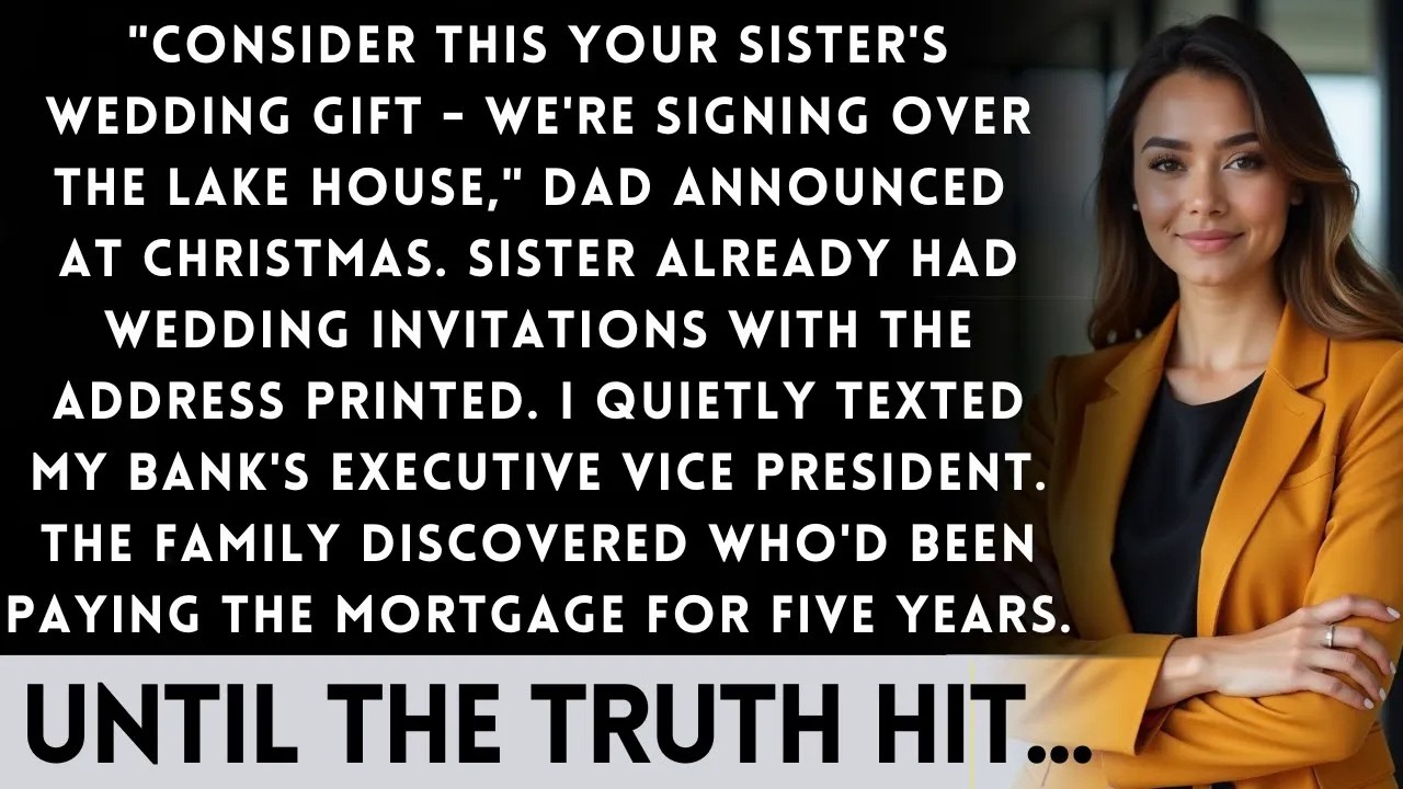 At Christmas Dinner, They 'Gifted' My House To My Sister — Until The Mortgage Documents Arrived