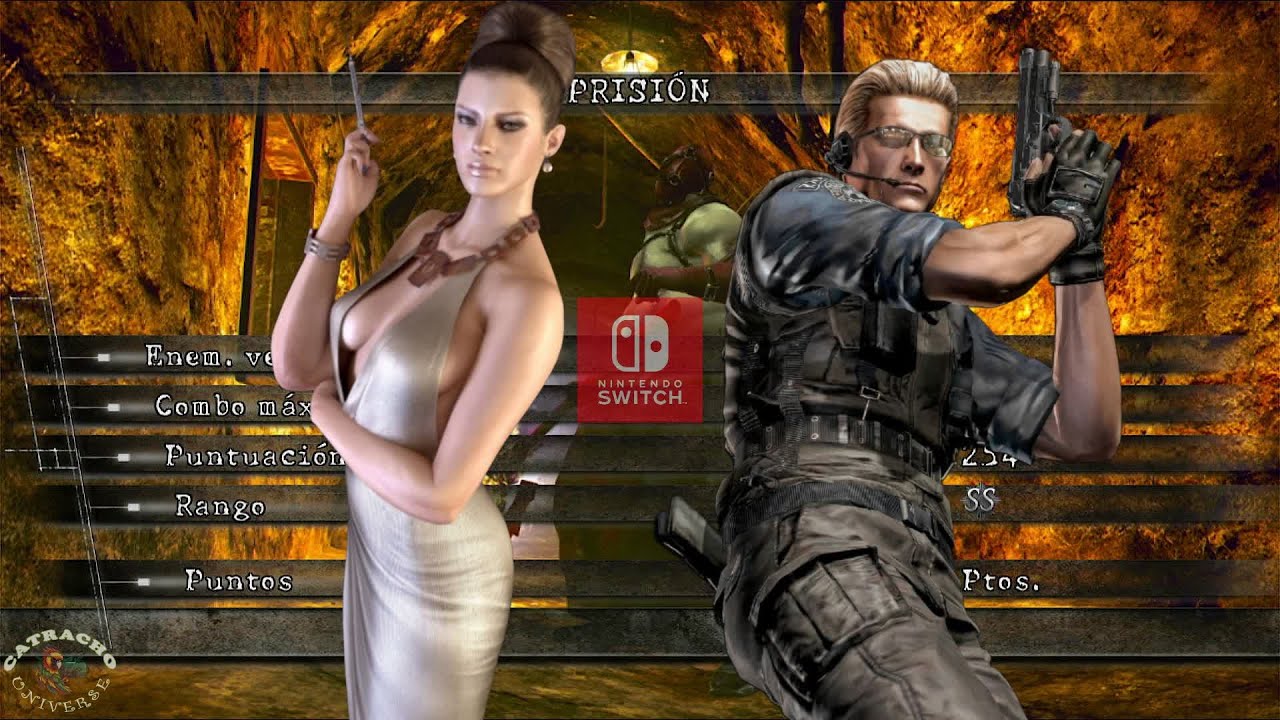 La prisión (929,254) | Albert Wesker (S.T.A.R.S) & Excella Gionne (TRICELL) | RE5 | NS