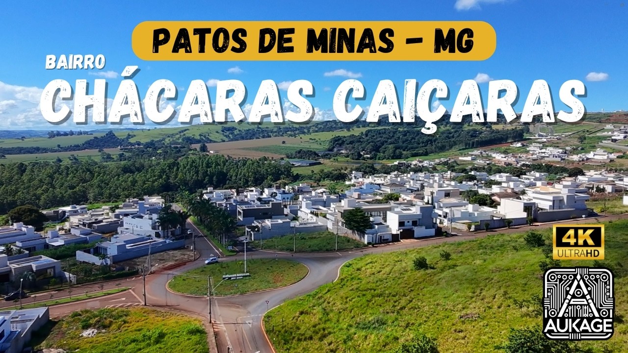 Patos de Minas - MG: Bairro Ch&aacute;caras Cai&ccedil;aras