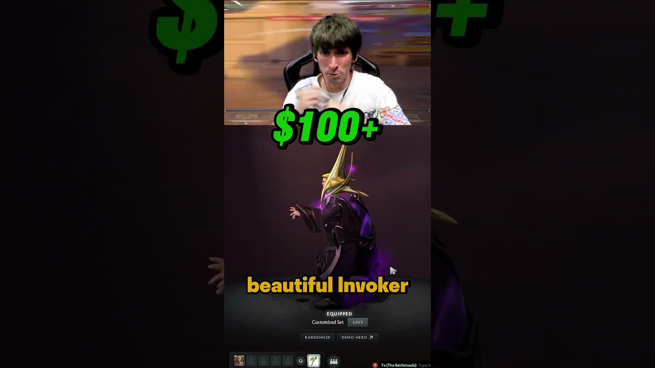 Dendi shows his most expensive Dota items