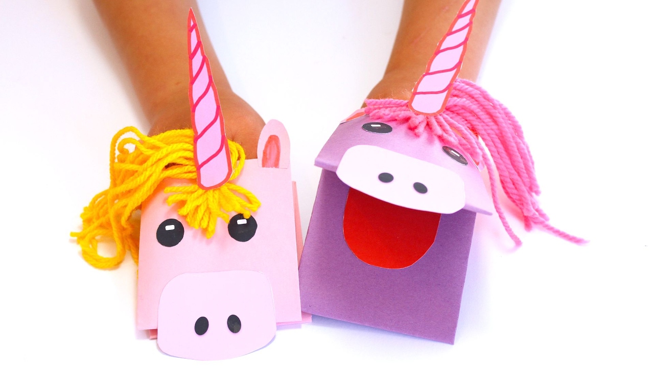 How to Make a Unicorn Paper Hand Puppet