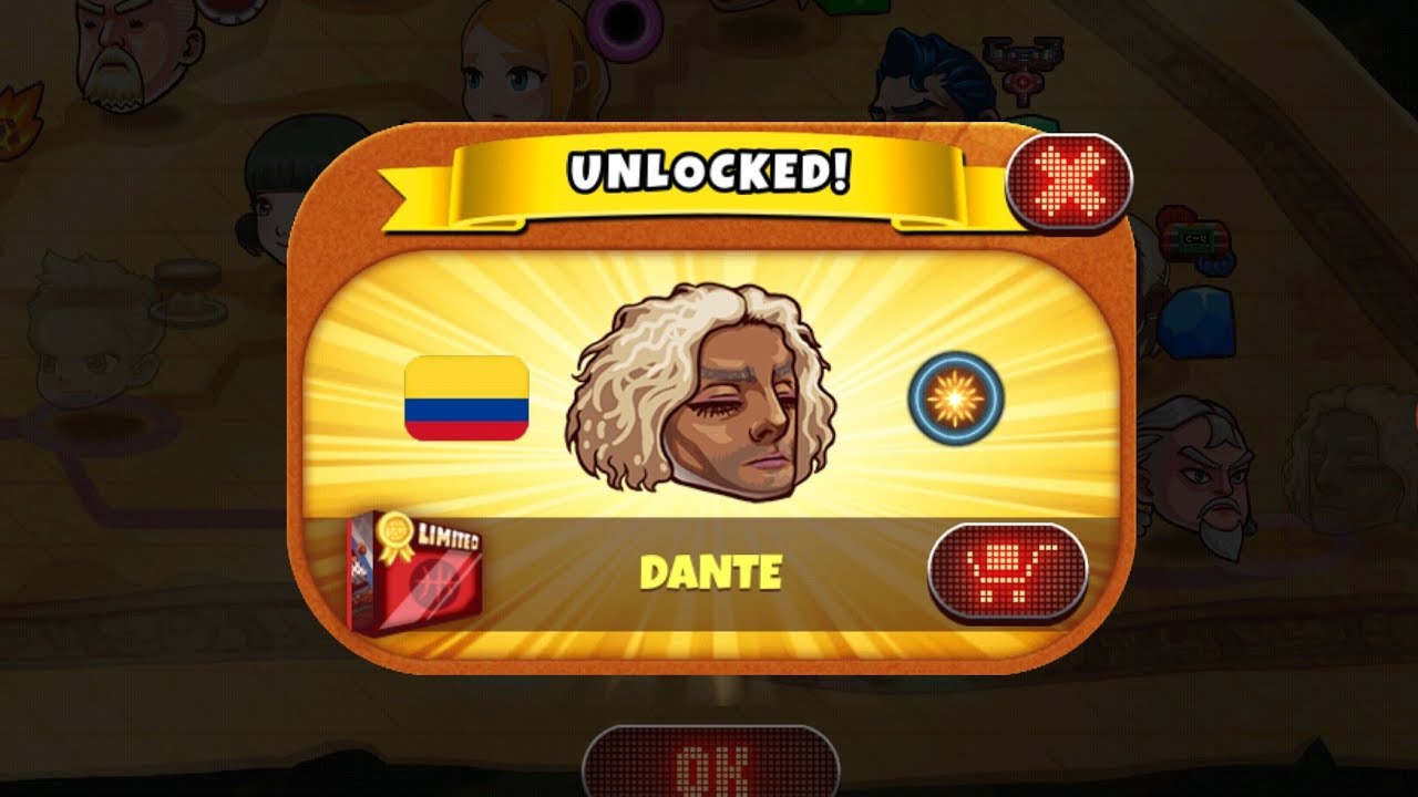 HOW TO UNLOCK DANTE IN HEAD BASKETBALL [COLOMBIA]🇨🇴
