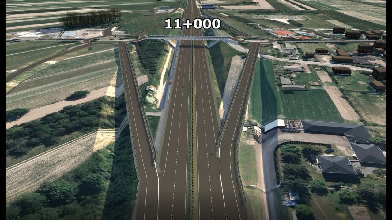Wizualizacja S19 Radzyń Podlaski (z obwodnicą) - Kock Północ