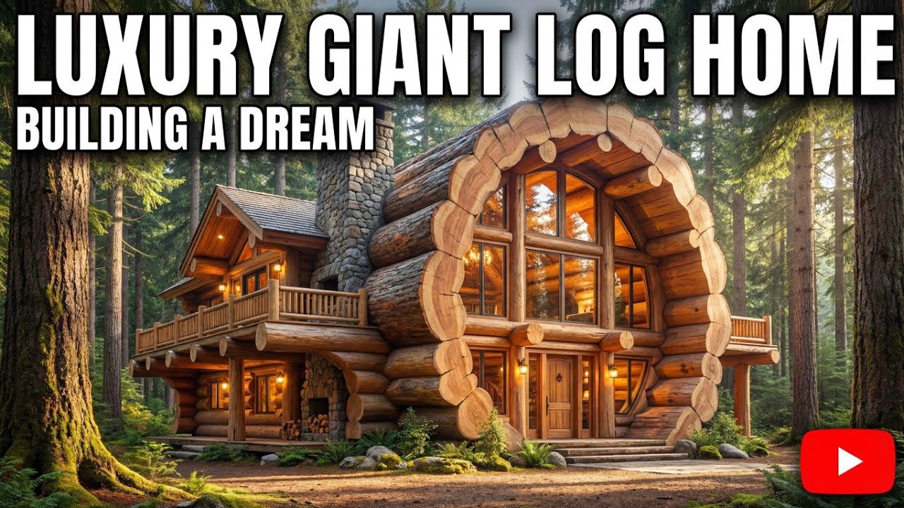 Build a luxury house inside log