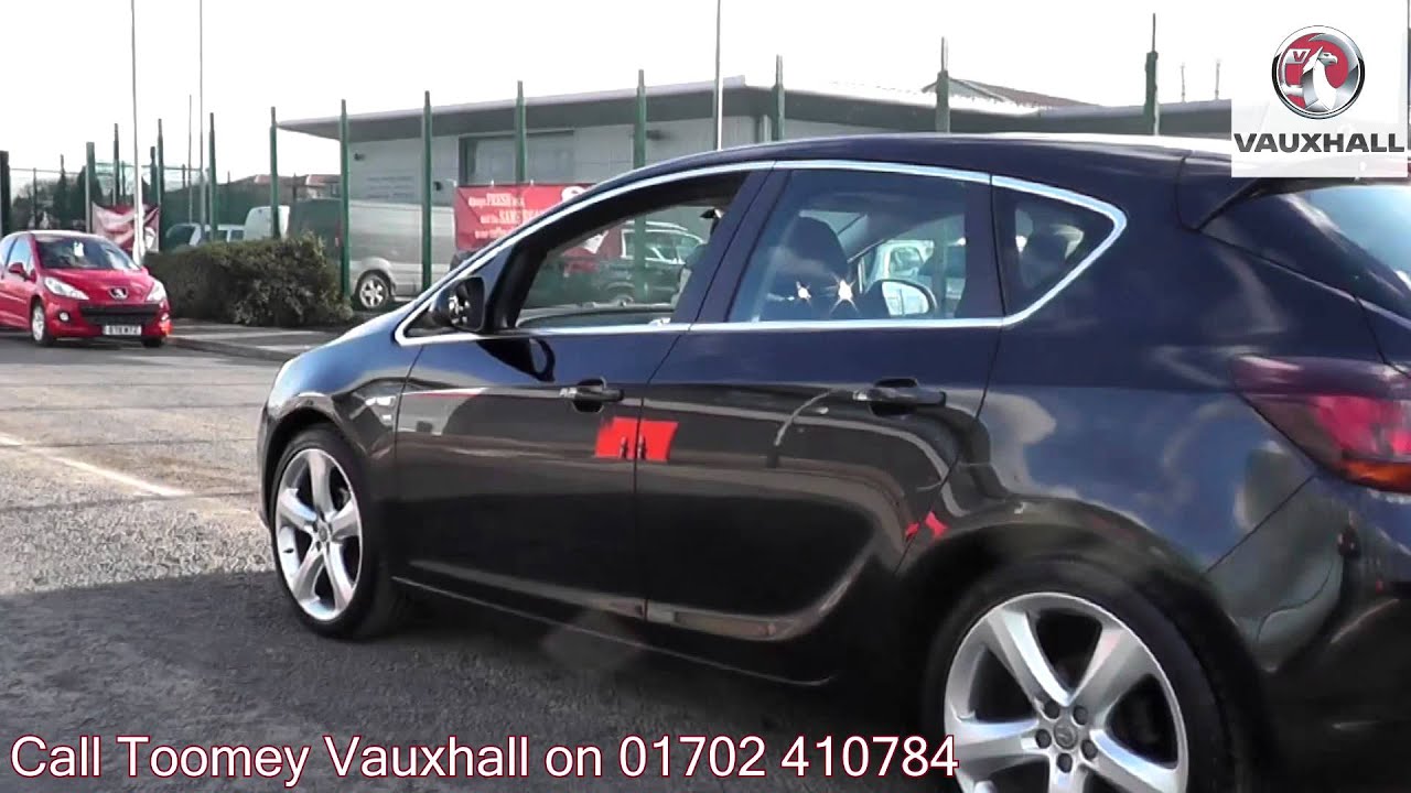 2011  Vauxhall Astra  SRi  1.6l black EF60VPA for sale at Toomey Vauxhall Southend