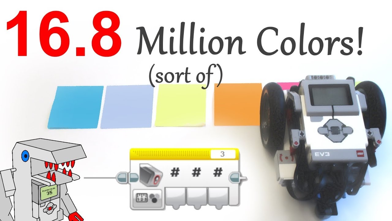 Program the EV3 Color Sensor to Detect 16.8 Million Colors (Sort Of) - RGB Color Sensor