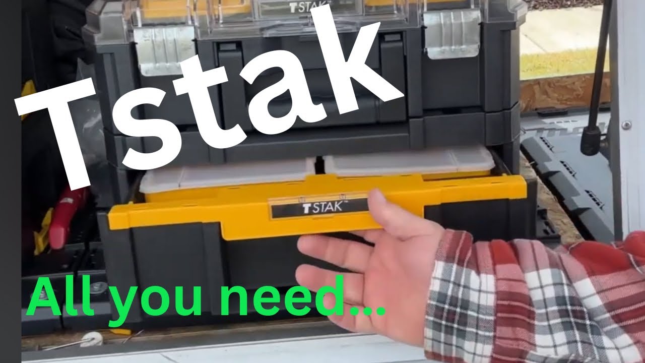 DeWalt tstak single drawers are just right!