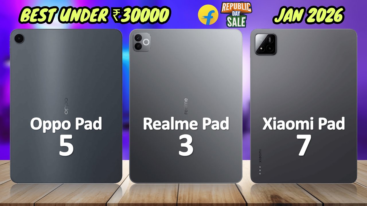 Best Tablet Under 30000 in Jan 2026 | Flipkart Republic Day Sale 2026