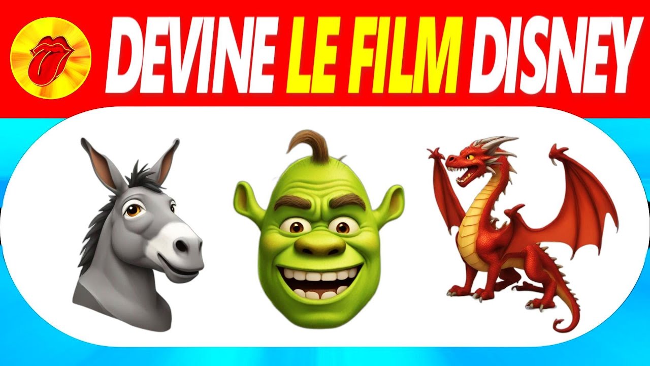 🤠Devine le Film DISNEY à partir d'EMOJIS (Raiponce, Pinocchio, Ratatouille) - Quiz Disney