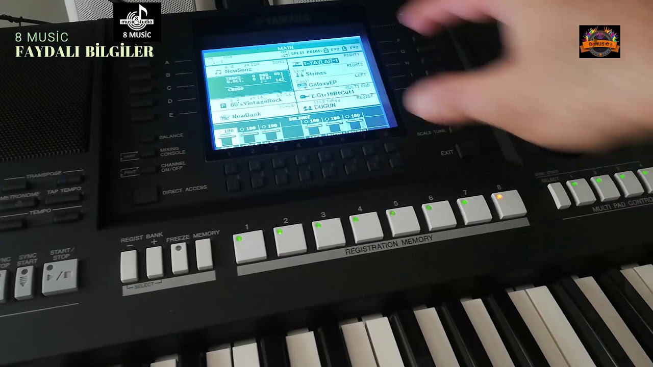 YAMAHA A2000 REGİSTER KAYDI NASIL YAPILIR