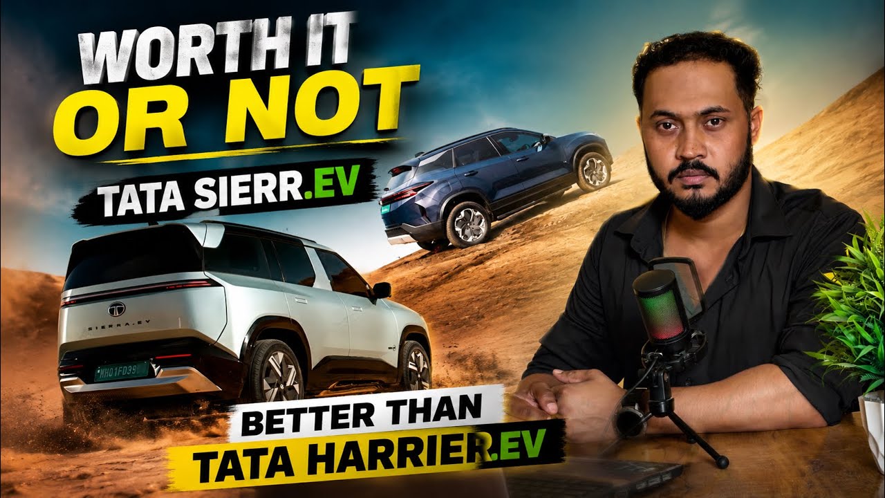 Стоит ли брать TATA SIERRA EV? Лучше ли она, чем Harrier EV? Какой электрический кроссовер лучший? ⚡