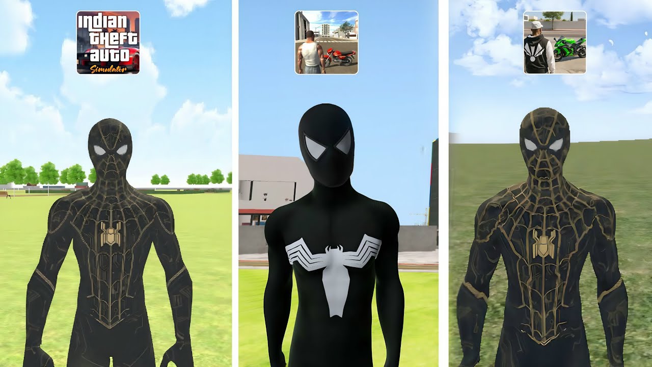 Black Spiderman In All Mobile Games 😱🔥| Which Black Spiderman Is Best