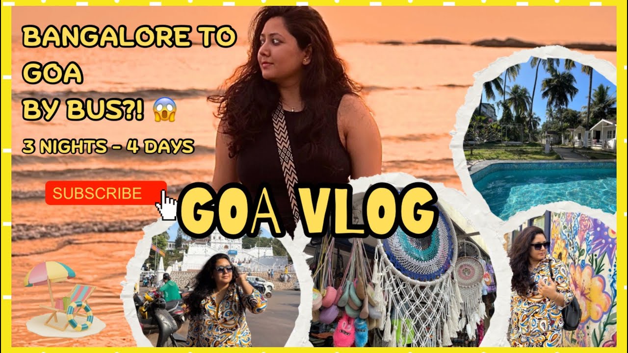 I Took The Most Insane Bus Trip From Bangalore To Goa | Goa Vlog 2025