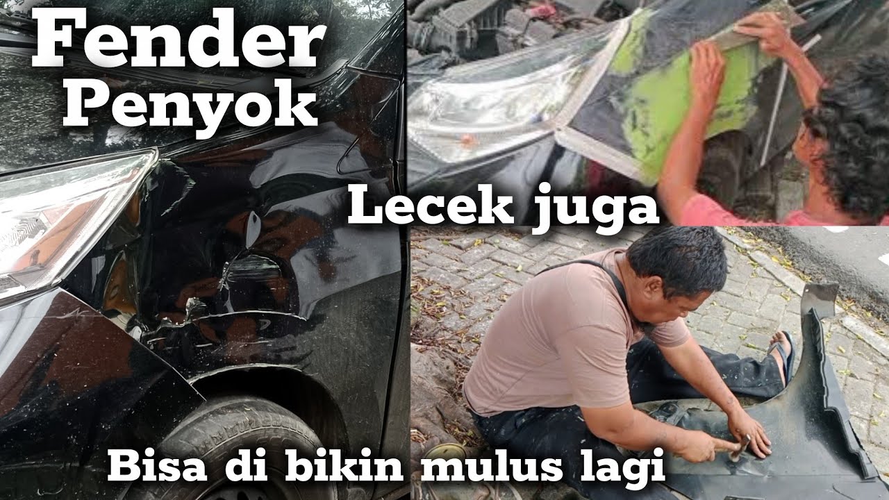 Fender penyok lecek juga bisa di mulusin lagi