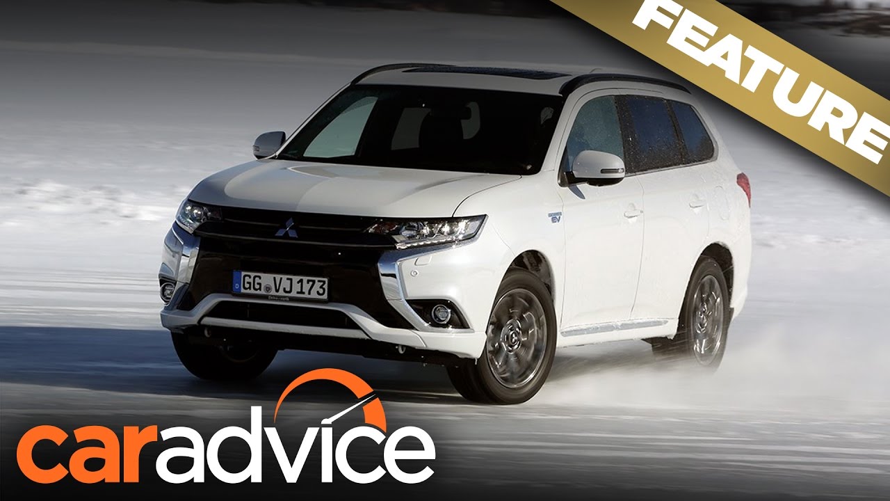 Mitsubishi Outlander PHEV on ice | A CarAdvice Feature
