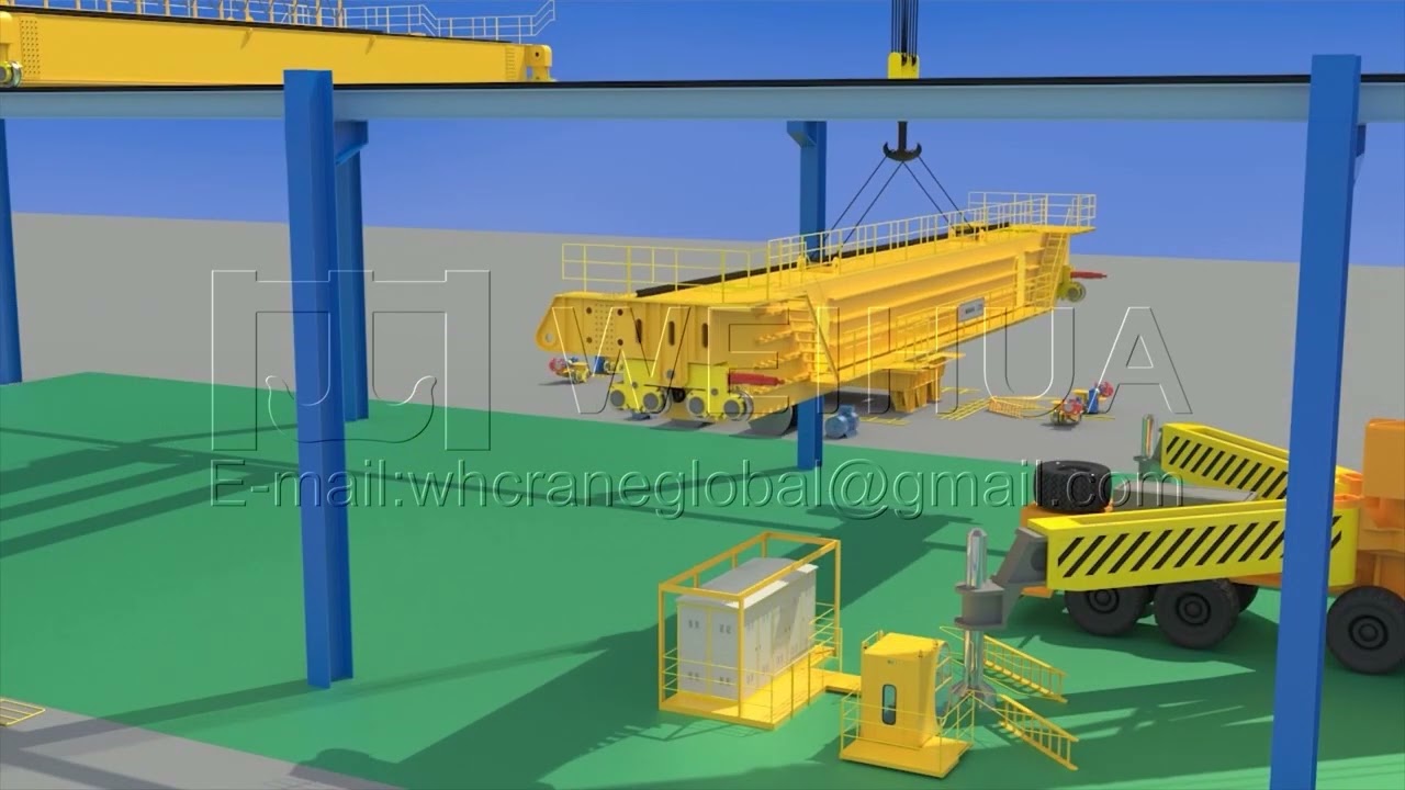 Ladle Crane 3D Animation