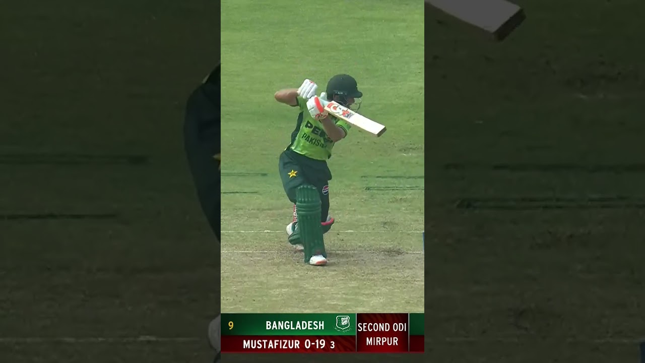 Maaz Sadaqat Maiden Fifty! 🏏 75-Run Stunning Innings ✨ #BANvPAK #BackTheBoysInGreen #Shorts M9F1K
