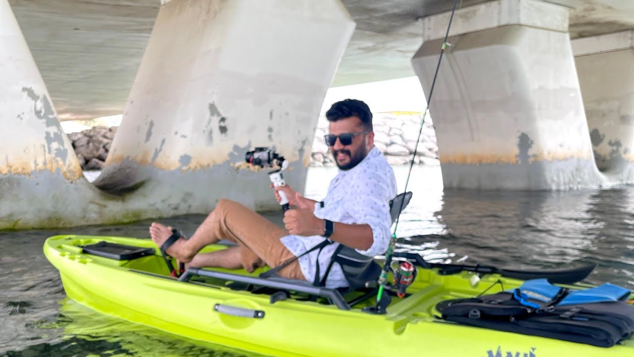 KAYAK FISHING 🎣 In Dubai | Vlogs @Zubinology
