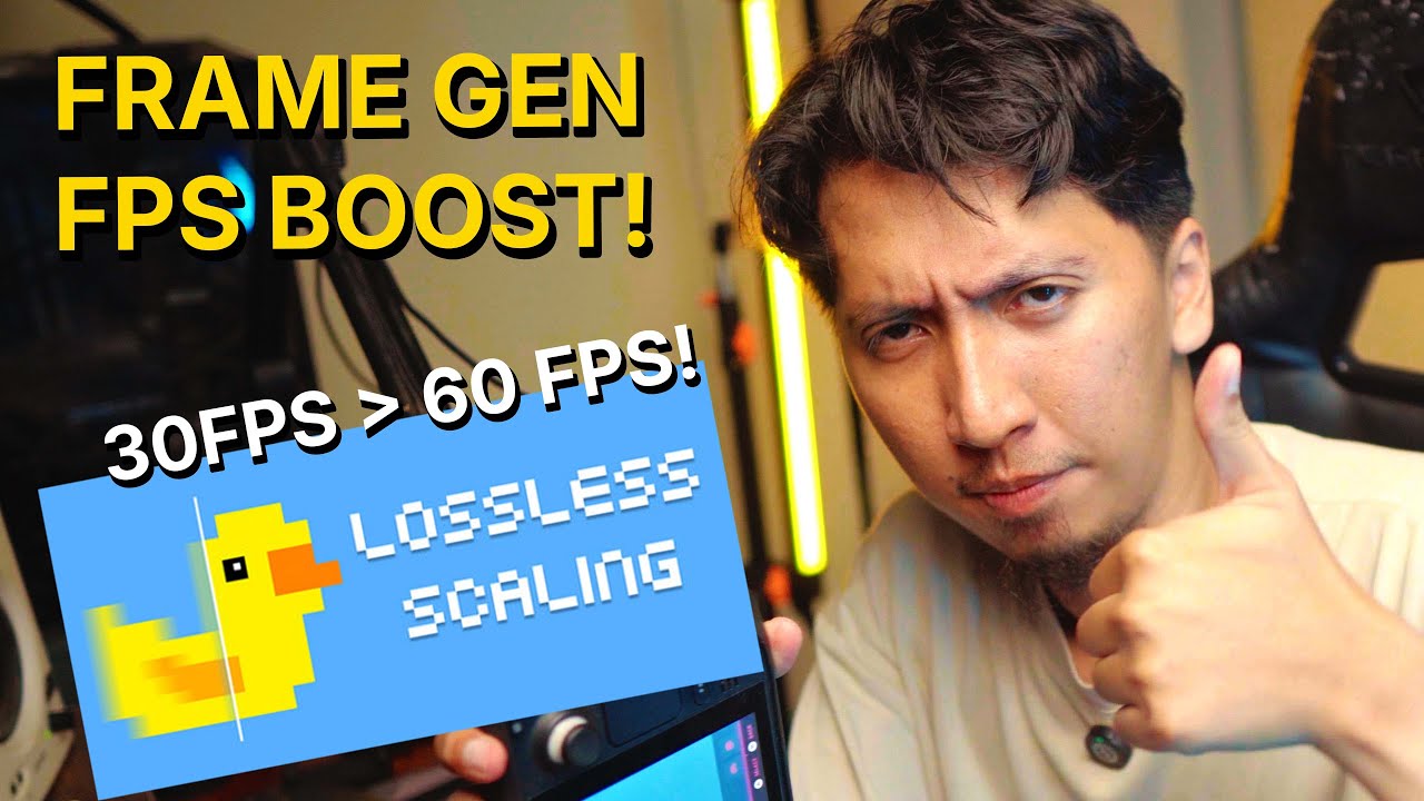 NAIK FPS INSTAN! 🔥 Lossless Scaling di Steam Deck Bikin Game Berat Jadi GAMPANG!