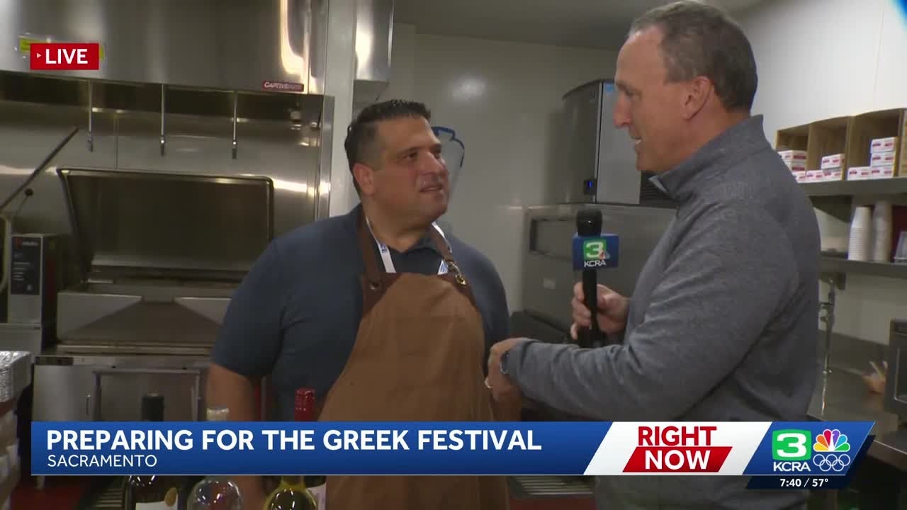 A look at preparations for the Sacramento Greek Festival