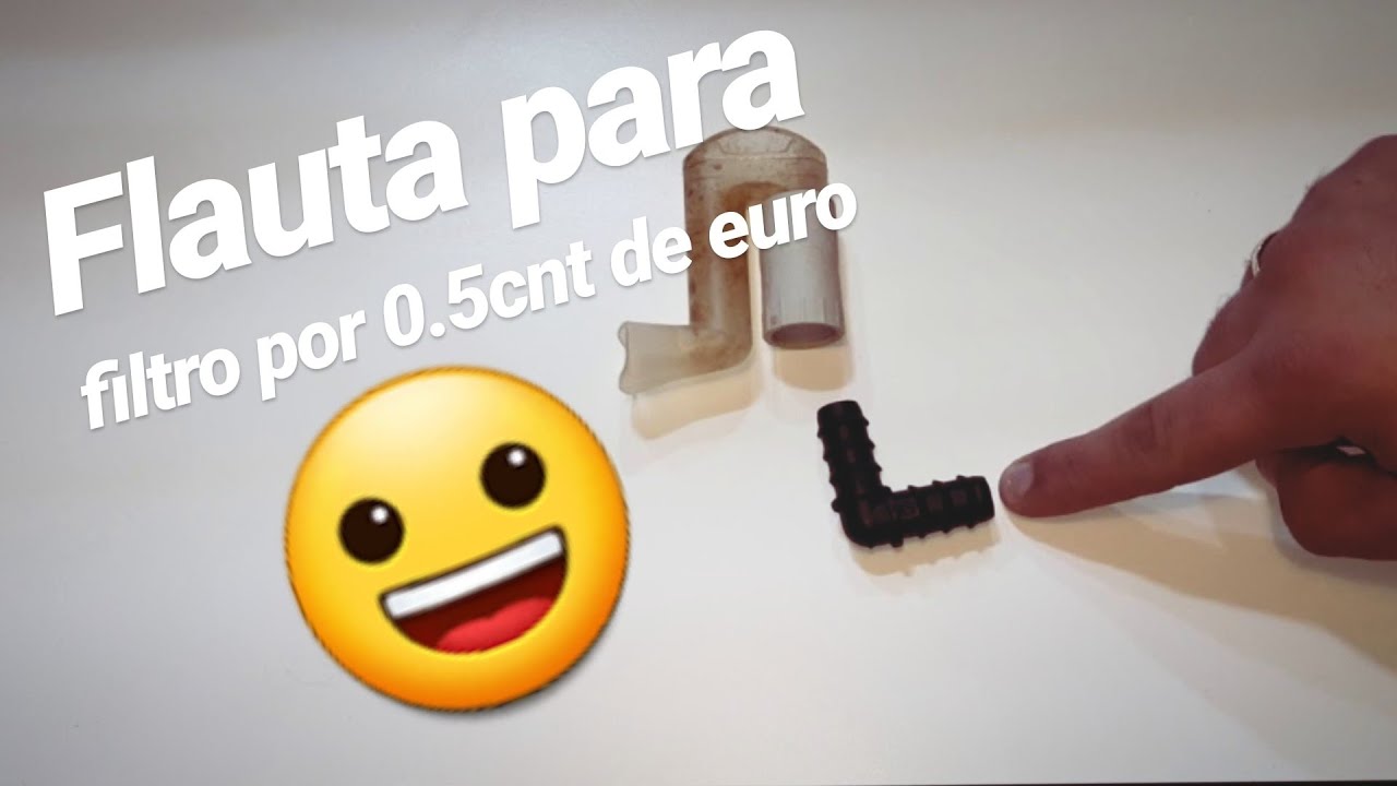 🔴Como hacer una flauta para filtro | Flautas para acuarios | Filtro de flauta para acuario