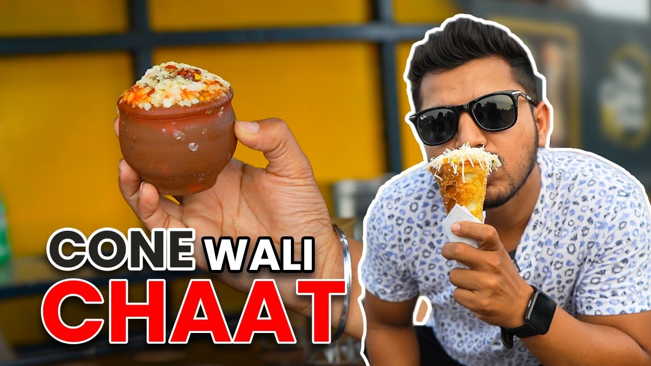 Surat's most unique Cheese Cone Chaat and Kulladi Pizza | Indian Street Food