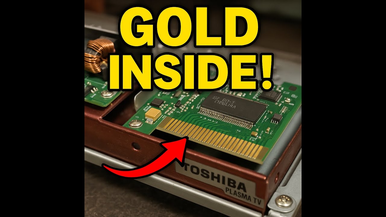 STOP Scrapping TVs Wrong! The Hidden Gold Inside This Toshiba Plasma 💰🔥