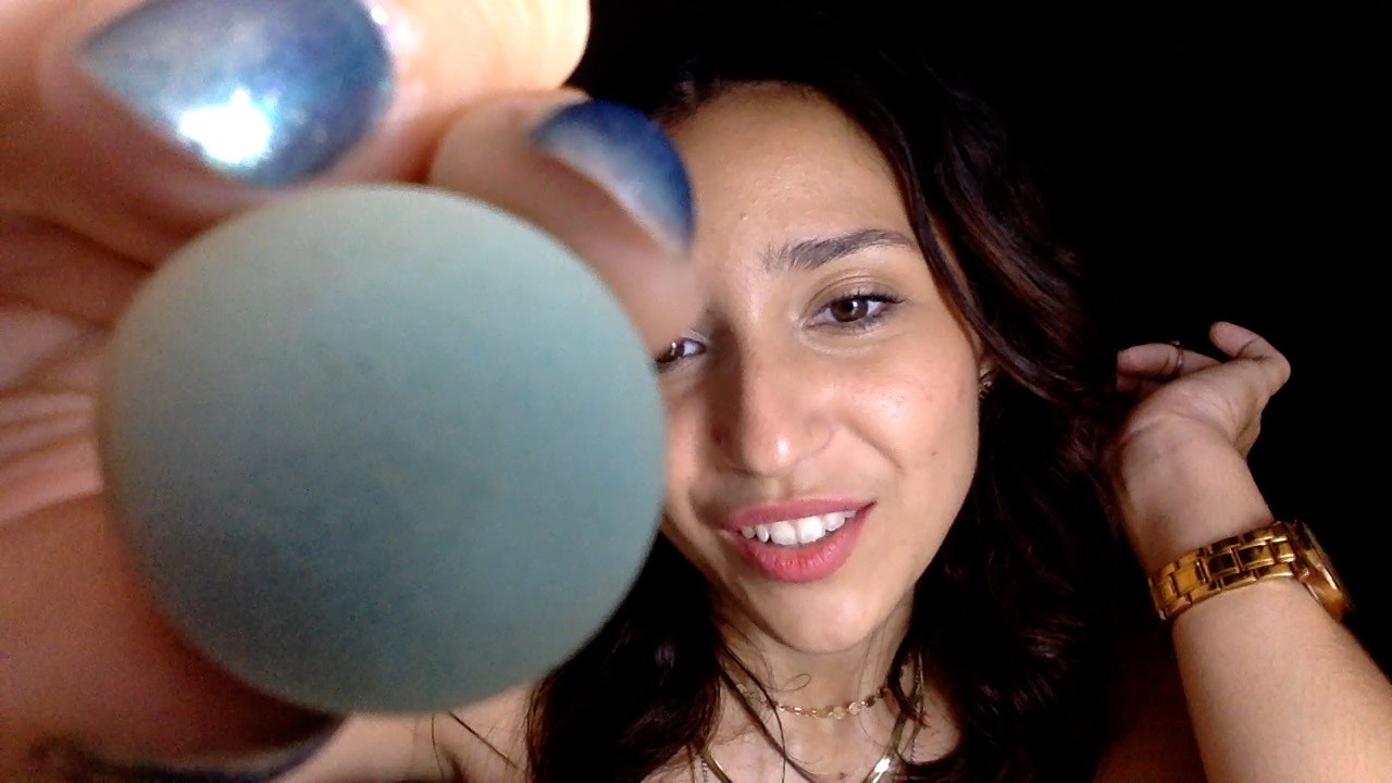 ASMR MAQUIANDO VOCÊ  (voz suave, Tapping, toque na tela...)