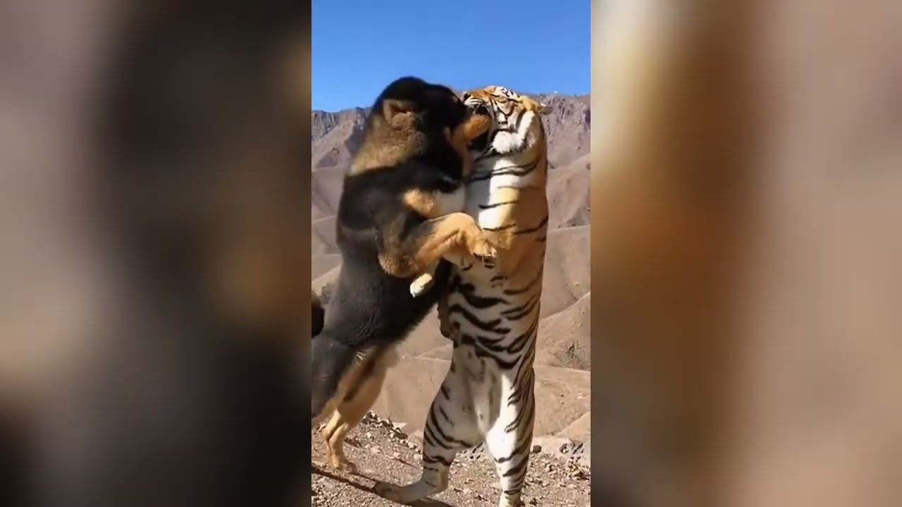 Tibetan Dog Kill Tiger 🤯☠️ To Save Baby | Unbelievable Movement 🤯🥶💀 #tibetanvstiger #tibetan #tiger 