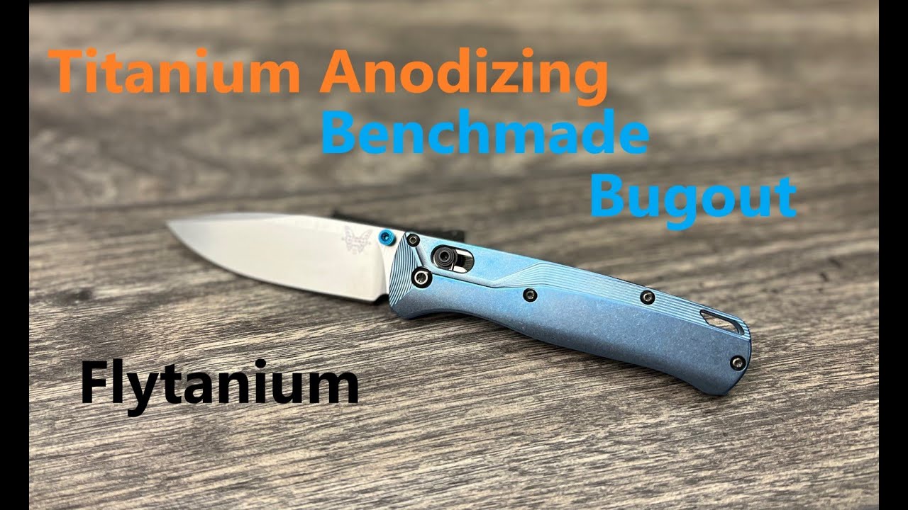 Flytanium Titanium anodizing on my Bugout