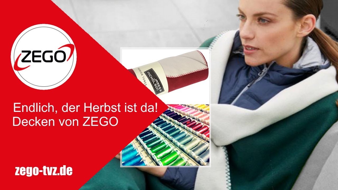 Endlich, der Herbst ist da! Fleecedecken von ZEGO