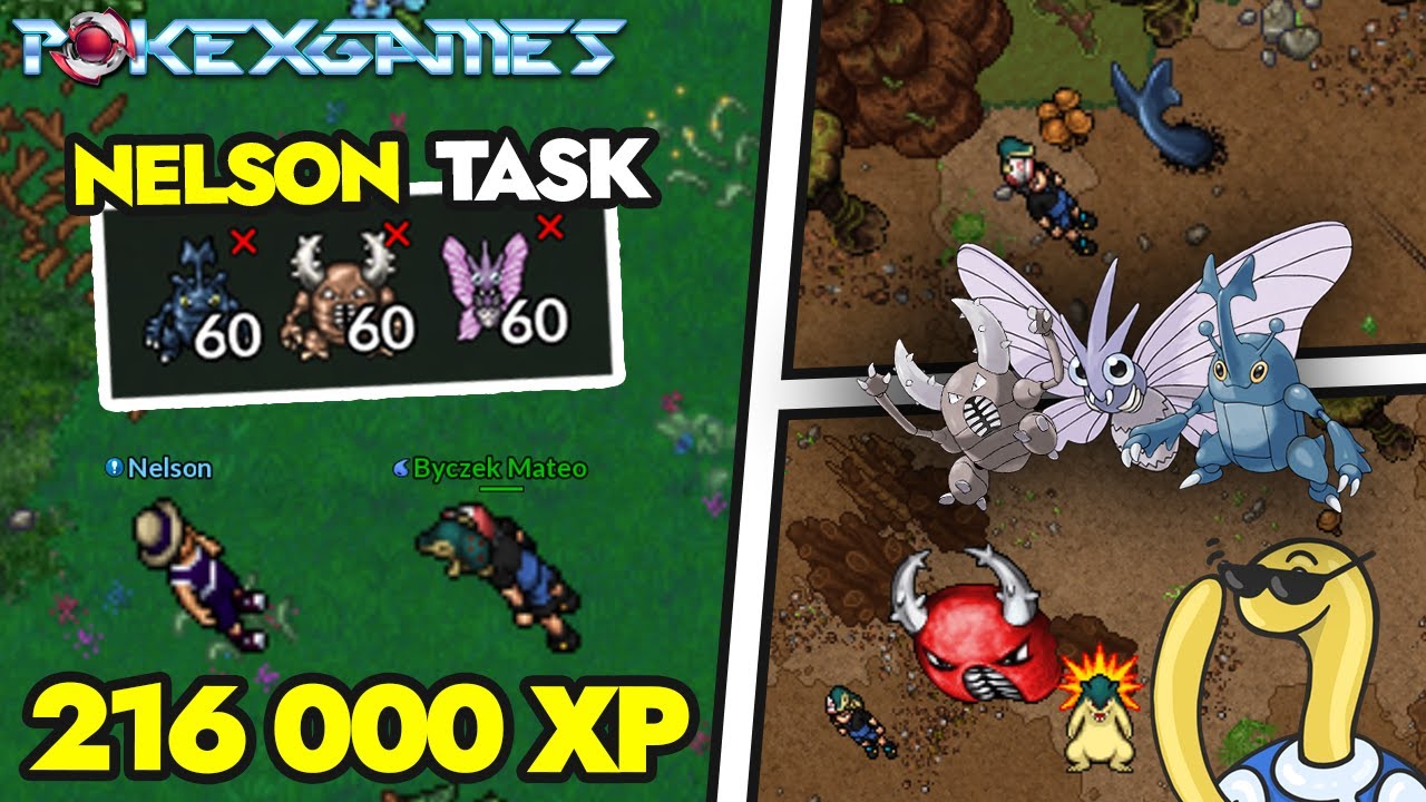 Nelson Task - Resp Pinsir/Heracross/Venomoth - PokeXGames | PxG - PL Overview