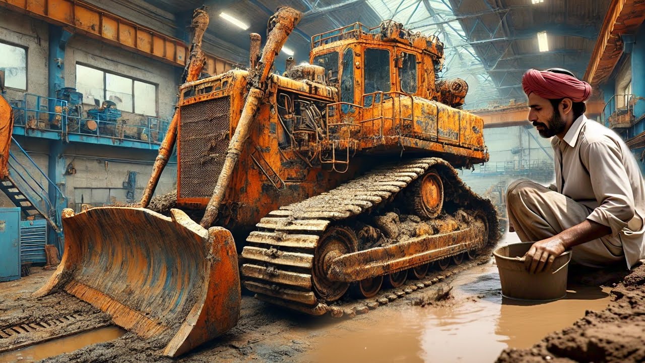 How To Caterpillar D8k Bulldozer Tube FinalDrive Repairing Complete Process