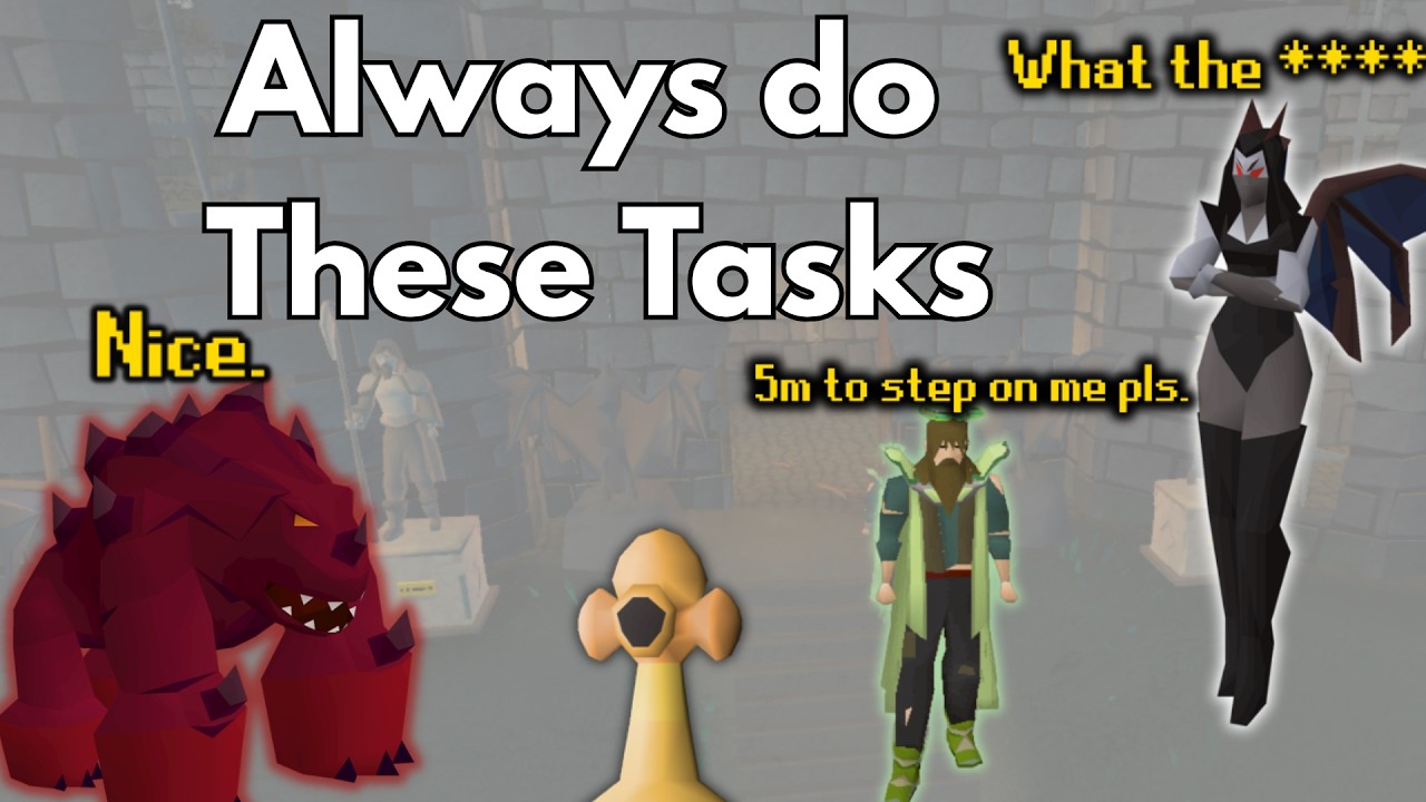 Top 10 Slayer tasks in OSRS