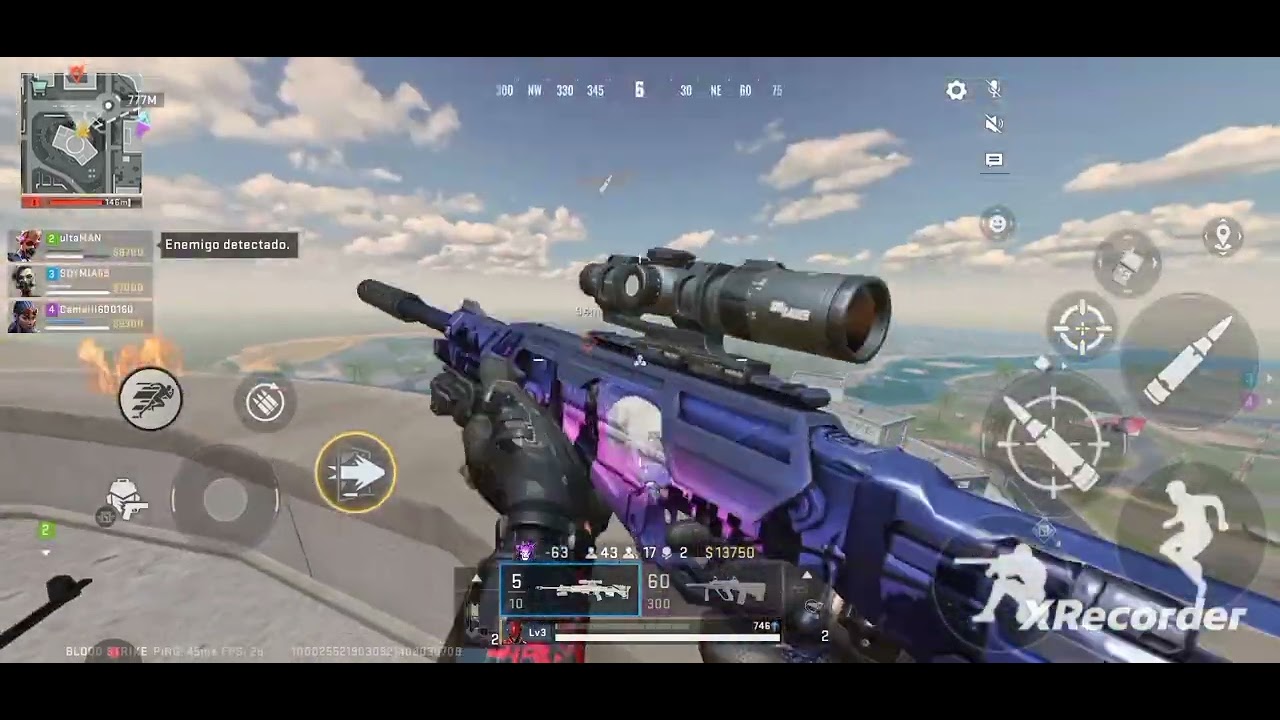 Jugando una partida en blok strike xd