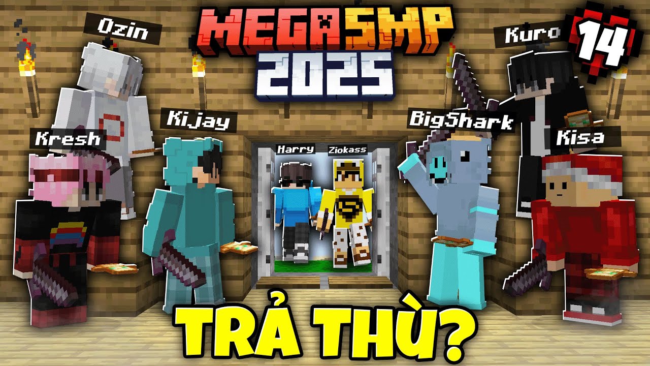 MINECRAFT MEGA SMP 2025 Tập 14 | BĂNG CƯỚP SA MẠC Cùng BĂNG GỌI VỐN Lên Kế Hoạch Trả Thù ZioKass?