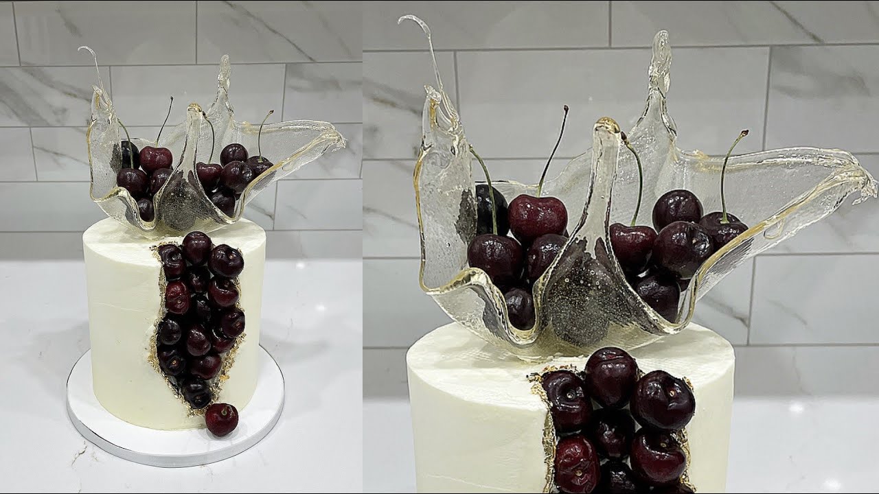 How to carve a CAKE and make  an Isomalt sail topper | Cake decorating tutorials | Sugarella Sweets