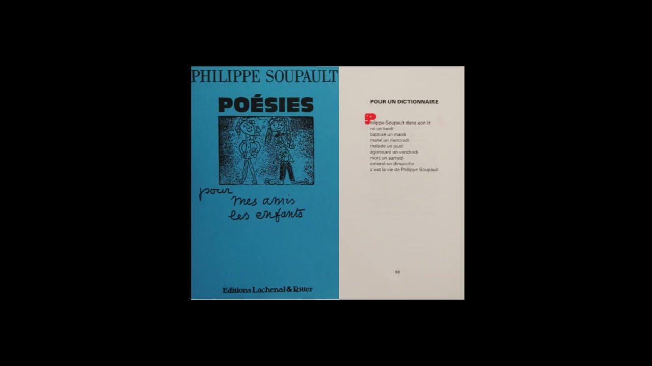 Pour un dictionnaire, Philippe Soupault