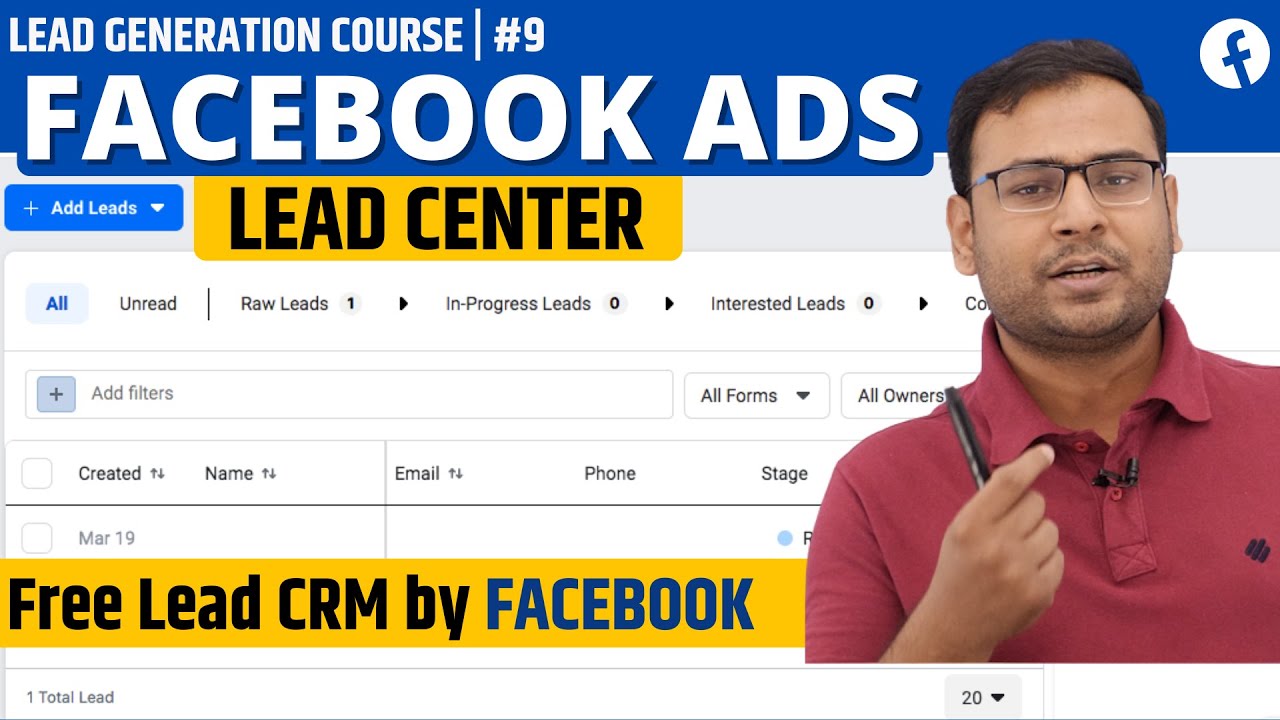 How to use Facebook Leads Center (Complete Tutorial) | Lead Generation Course | #9