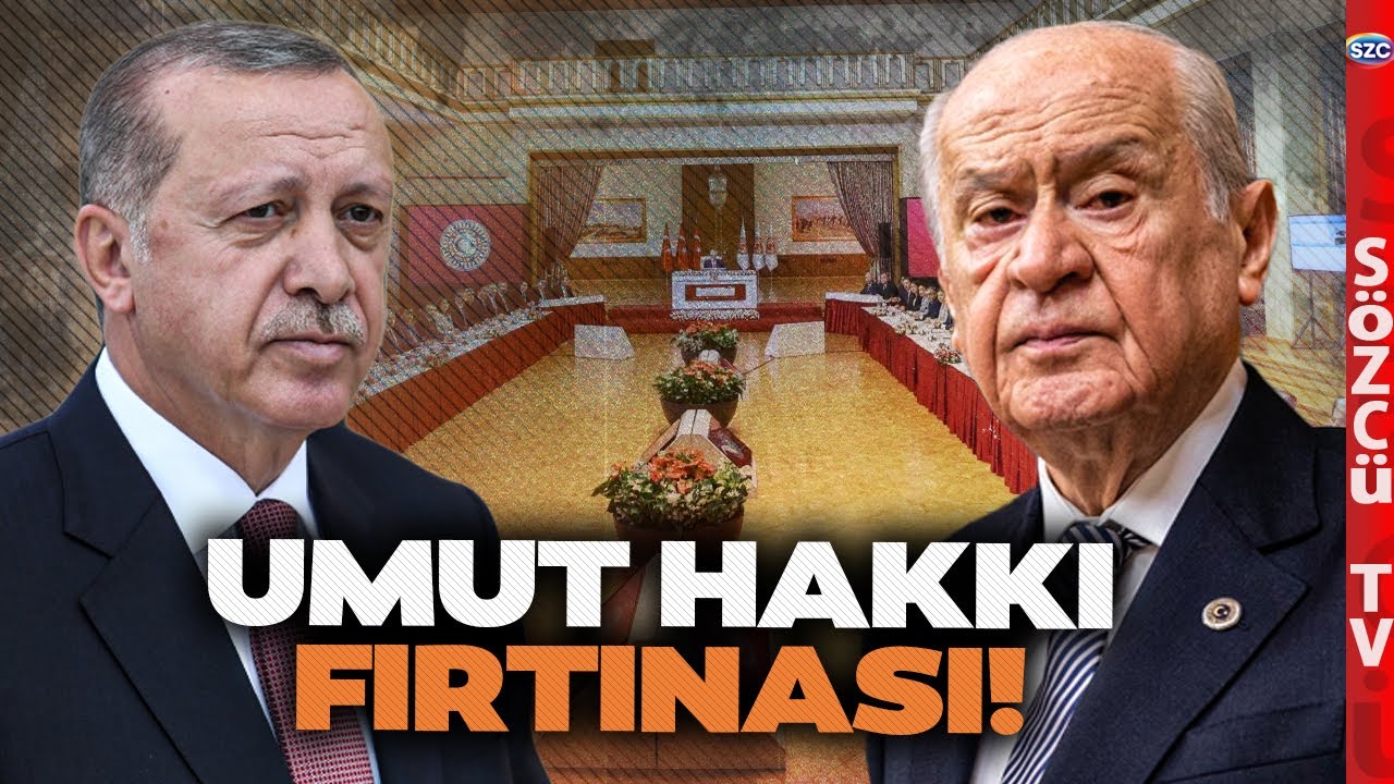 Bahçeli'den Gündem Olan Umut Hakkı Çıkışı! Erdoğan Sessizliğini Koruyor!