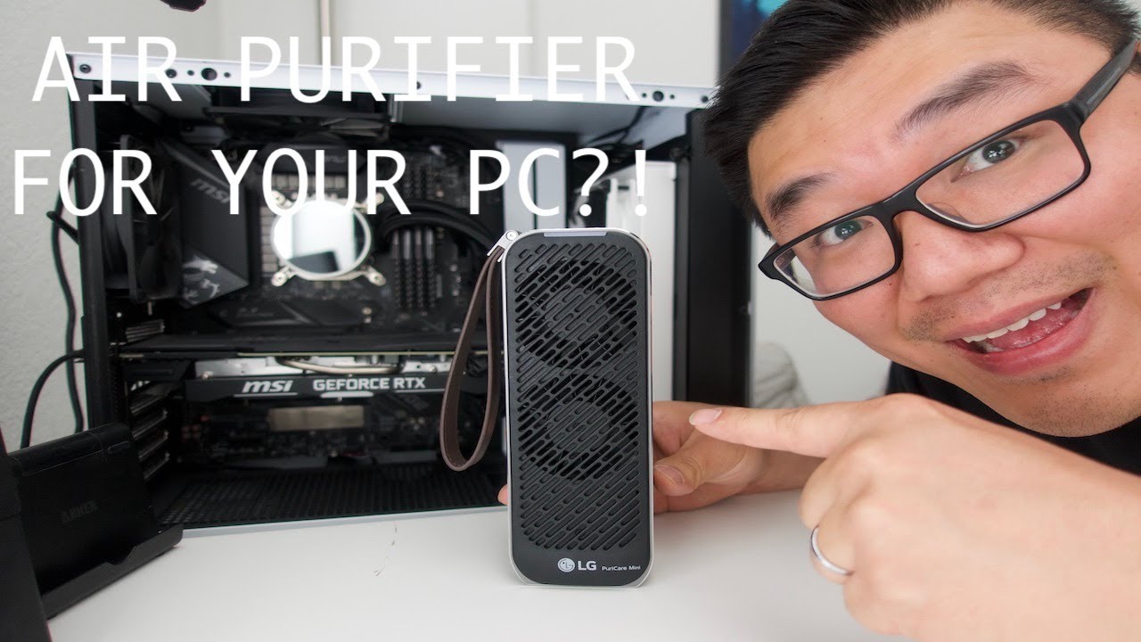 LG Puricare Mini - The Best Portable Air Purifier for Travelers and your PC?!